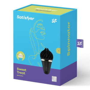 Satisfyer Sweet Treat Spinnator, Negru/Roz-Silicon, 10 Trepte 9 Satisfyer Sweet Treat Spinnator, Negru/Roz-Silicon, 10 Trepte - imagine 5