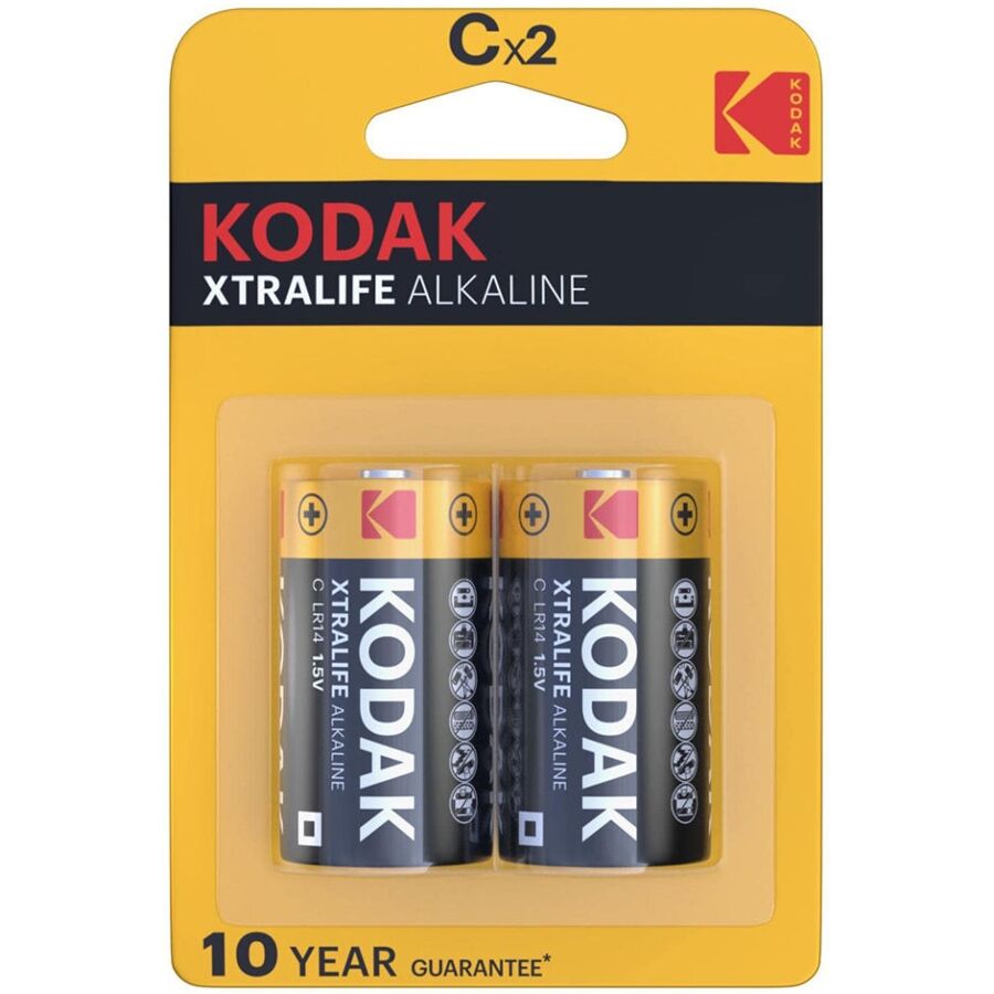 Kodak-Xtralife Baterii Alcaline C - 2 Buc 1 img 89079 ec75708e016a1c6fa1b852ceb09d9e95 1