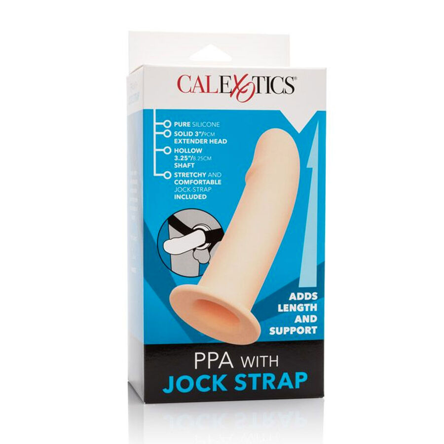 Calexotics-Extensie Peniană Ppa cu Jock Strap Flesh-Silicon 2 img 89088 3a6b93722bc7d7ad5e654e4ef646b7f4 1