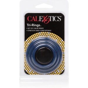 Calexotics-Tri-rings Blue-Silicon 6 Calexotics-Tri-rings Blue-Silicon - imagine 3