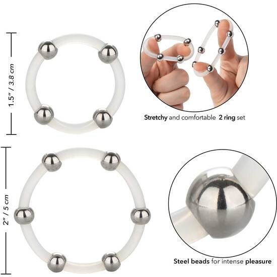 Calexotics-Set de Inele din Silicon cu Mărgele de Oțel 4 img 89147 45f6acdb8886d54302cf55a86c62a14a 1