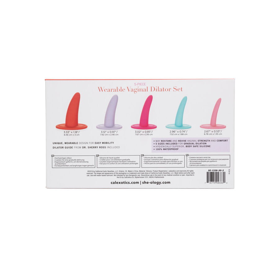 Calexotics-Set de Dilatatoare Purtabile 5 Piese-Silicon · Jucarii Anale (imaginea 3)