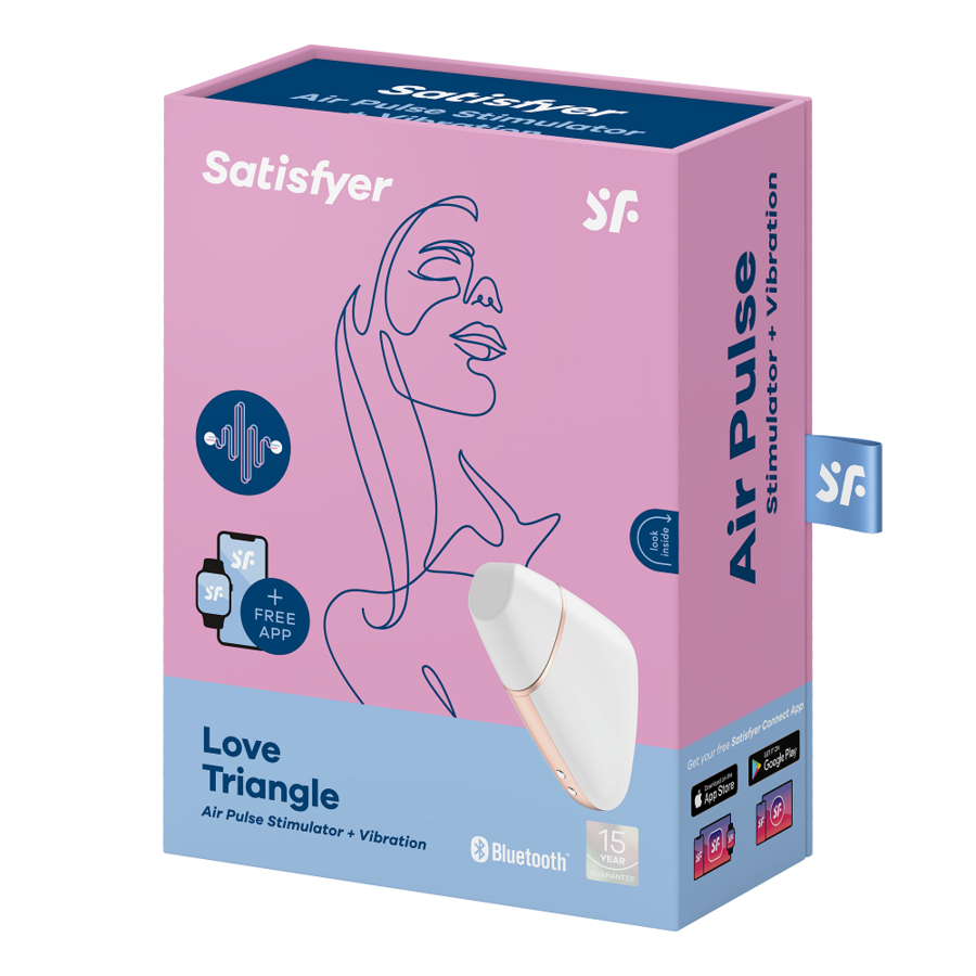 Satisfyer Love Triangle Air Pulse Stimulator & Vibrator-White 6 img 89505 8617fb19111da526f15032d0805cef44 1