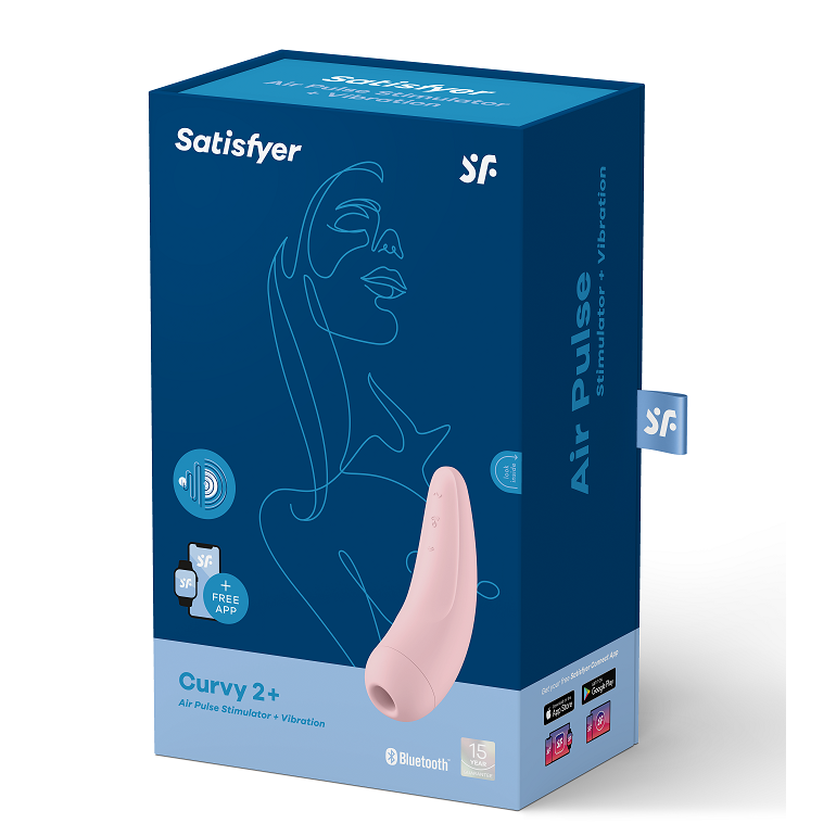 Satisfyer-Curvy 2+ Pink, Roșu/Roz-Silicon, Reincarcabil, App, USB 1 img 89530 8712c374e1c02b11df9c754037e2d280 1
