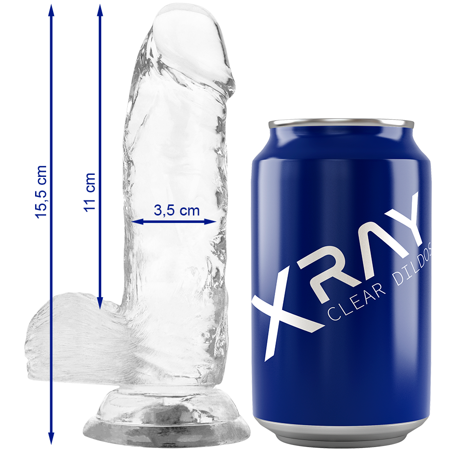 X Ray-Penis Transparent cu Testicule 15.5 cm -o- 3.5 cm-Jelly 1 img 89673 c132216523f85096716b0f257a67be8b 1