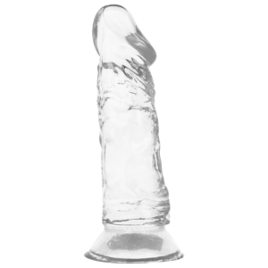 X Ray-Xray Clear Dildo Transparent 16.5 cm X 4 cm-Jelly, Ventuza - imagine 7