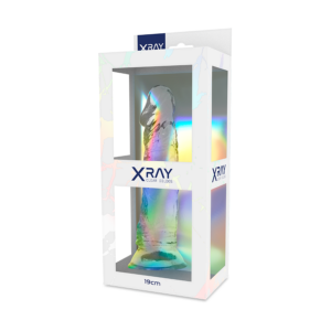 X Ray-Clear Cock 19 cm -o- 4 cm-Jelly, Ventuza 9 X Ray-Clear Cock 19 cm -o- 4 cm-Jelly, Ventuza - imagine 2