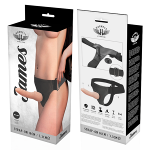 Harness Attraction-James 16 cm -o- 3.3 cm-TPR, Rotatie - imagine 4