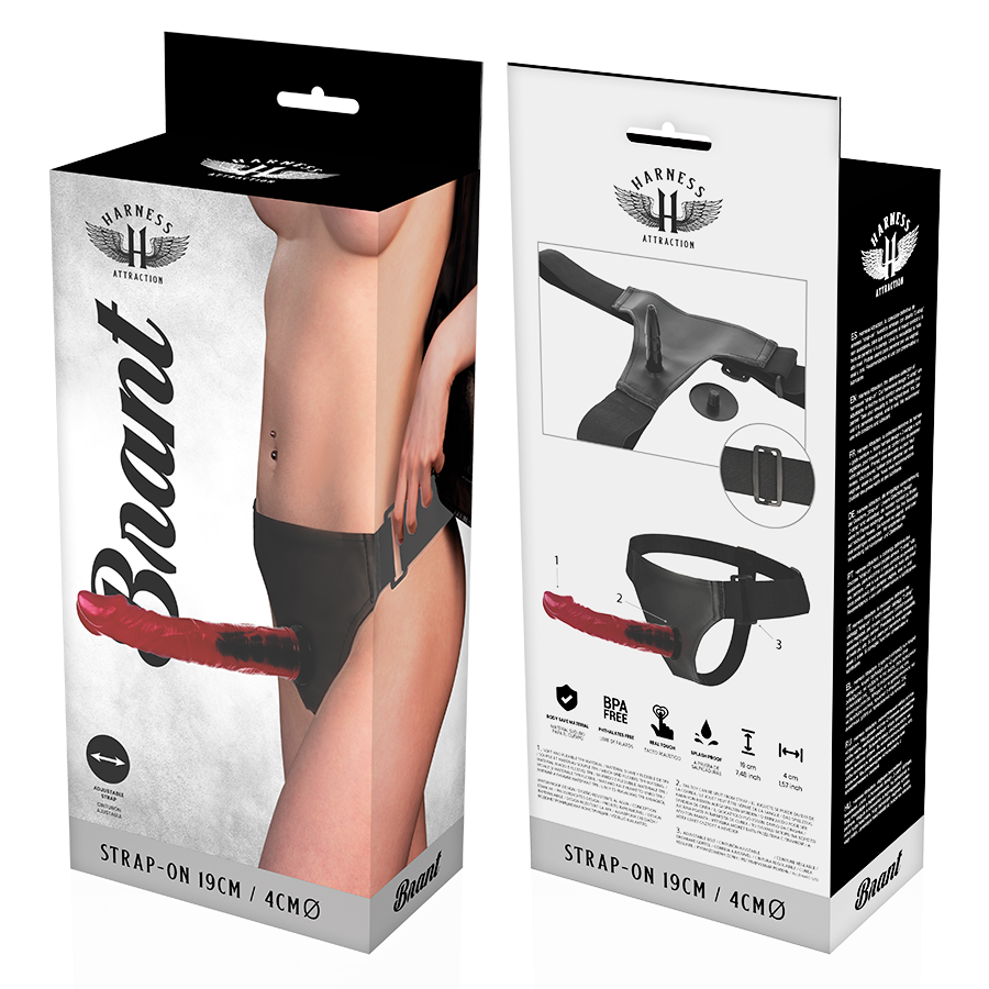 Harness Attraction-Penis Realist Rotativ 19 cm - Ø 4 cm-TPR 3 img 89881 ce90177da45d5124a0eefae0521a83aa 1