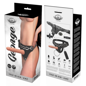 Harness Attraction-Rnes George Vibrator Realist 19 cm - 4 cm-TPR - imagine 4