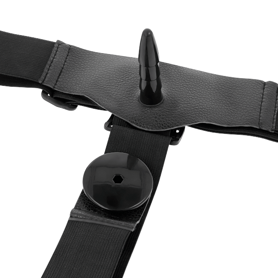 Harness Attraction-Rodney Dublă Penetrare cu Vibrator 18 X 3.5 cm · Strapon & Harness (imaginea 3)