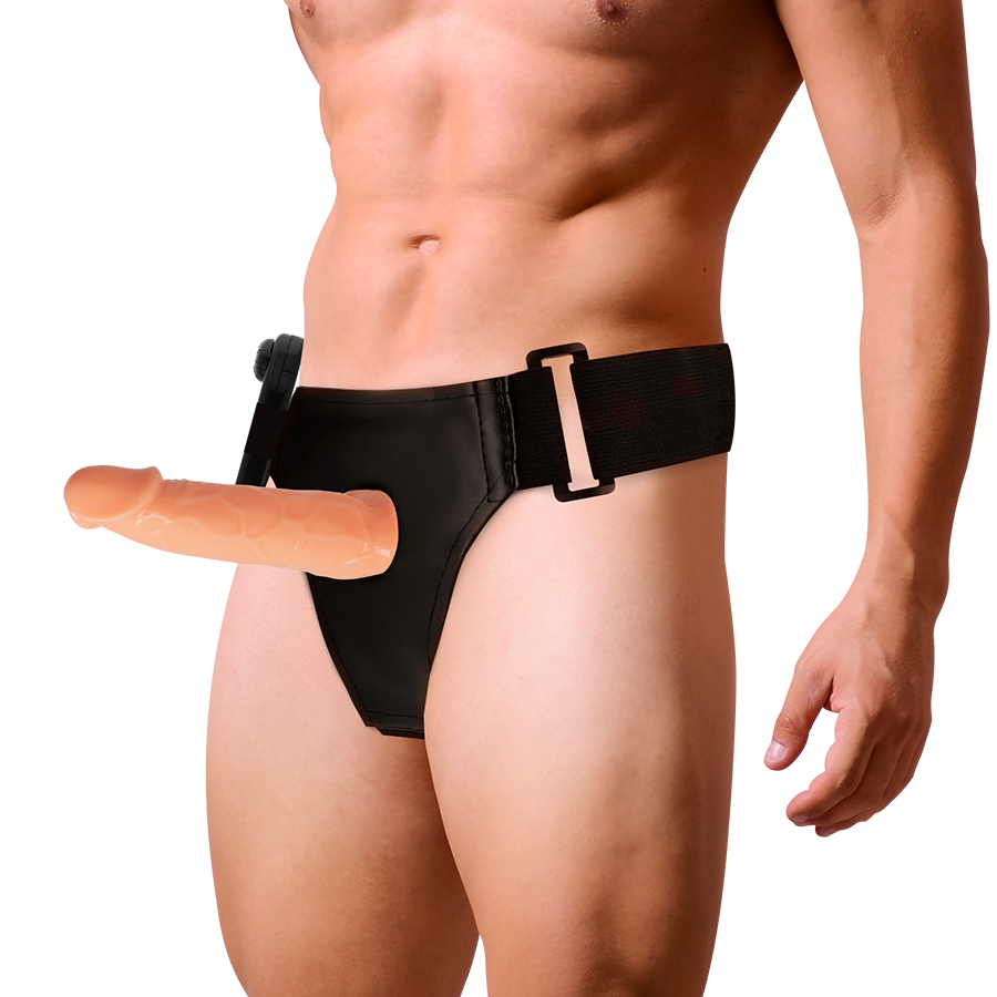 Harness Attraction-Willian Hollow Harness cu Vibrator 17 cm - Ø 1 Harness Attraction-Willian Hollow Harness cu Vibrator 17 cm - Ø · Inele & Mansoane Penis