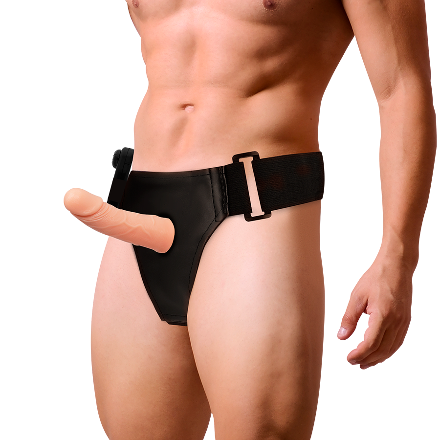 Harness Attraction-Rnes Cadru Gol cu Vibrator 15 cm -o- 5 cm-TPR 1 img 90004 a004b27671c271d5dcfd1910e3b783bf 1