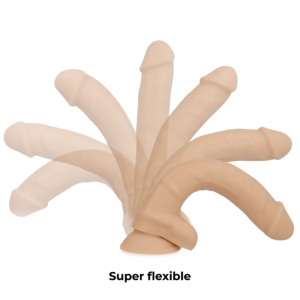 Cock Miller-Dildo Realist din Silicon Dens Articulabil Flesh 18 cm - imagine 3