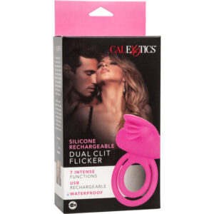 Calexotics-Inel Dublu Vibrator cu Stimulator · Inele & Mansoane Penis (imaginea 4)