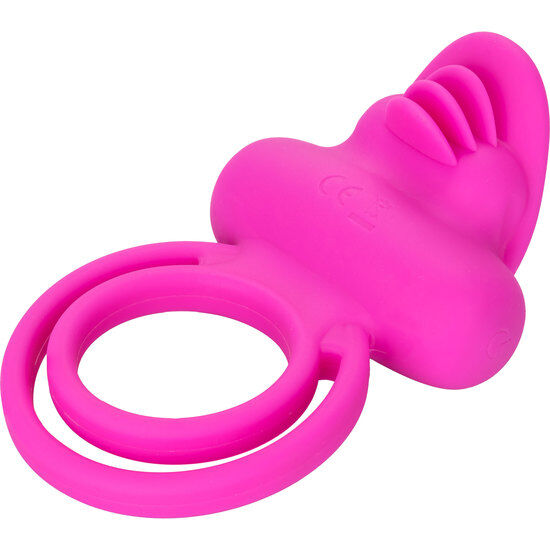 Calexotics-Inel Dublu Vibrator cu Stimulator · Inele & Mansoane Penis (imaginea 2)