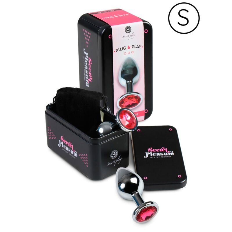 Secretplay Toys-Plug Anal Aluminiu Fuchsia 7 Cm-Metal, Waterproof 2 img 91314 664cb2912e59272e53116056d6a683e3 1
