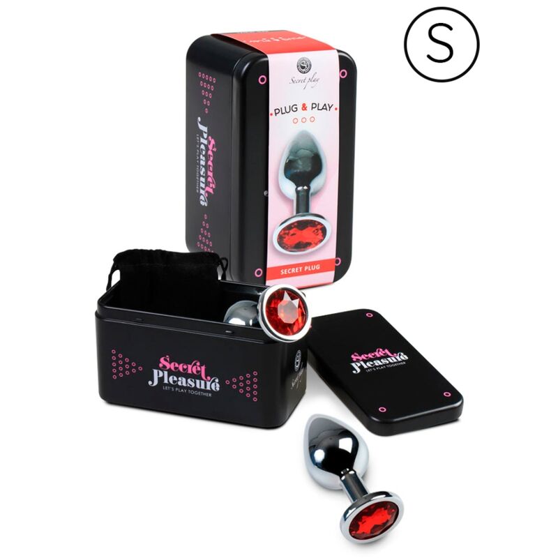 Secretplay Toys-Plug Anal Roșu S-Metal 2 img 91345 733fddfe46f1bff4c7e81b124b47954b 1