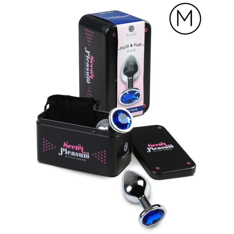 Secretplay Toys-Plug Anal Albastru M-Metal 2 img 91348 2198002ff8943fb5e59cd82f2cf3f63f 1