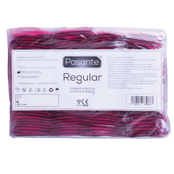 Pasante-Prezervative Regular Range-144 Bucăți 1 img 91775 4f8720bff48524f94f19e1e8f6768f1f 1