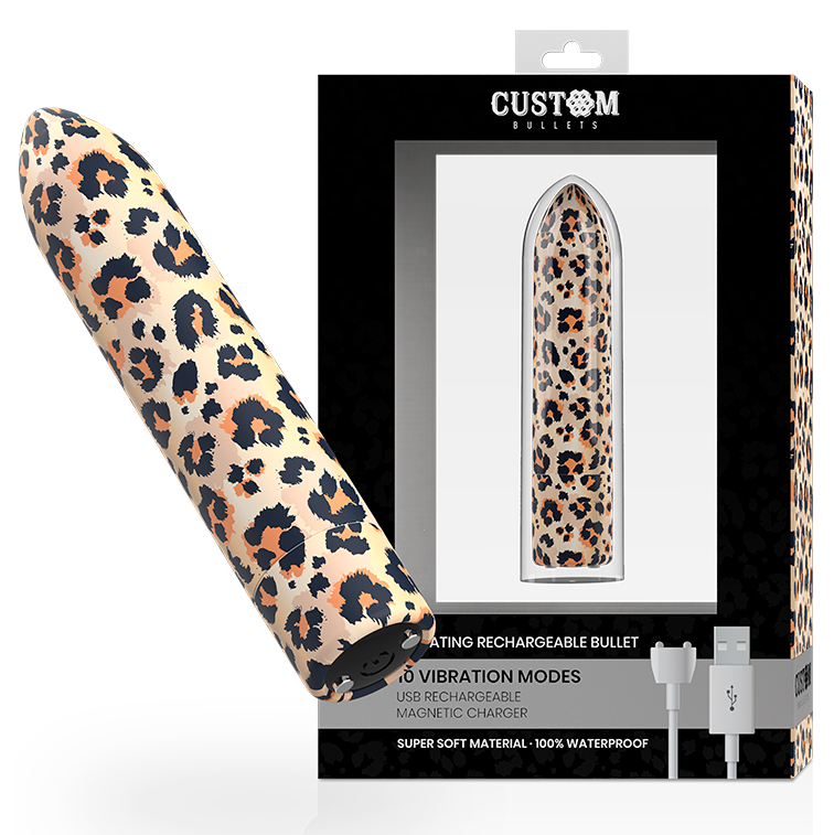 Custom Bullets-Leopard Magnetic 10 Intensități-Silicon, 10 Trepte 1 img 92195 39237632ef9076b46ee842d41686978c 1