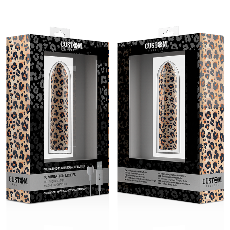 Custom Bullets-Leopard Magnetic 10 Intensități-Silicon, 10 Trepte 3 img 92198 211612c403a2f6c6428214a78d0ca943 1