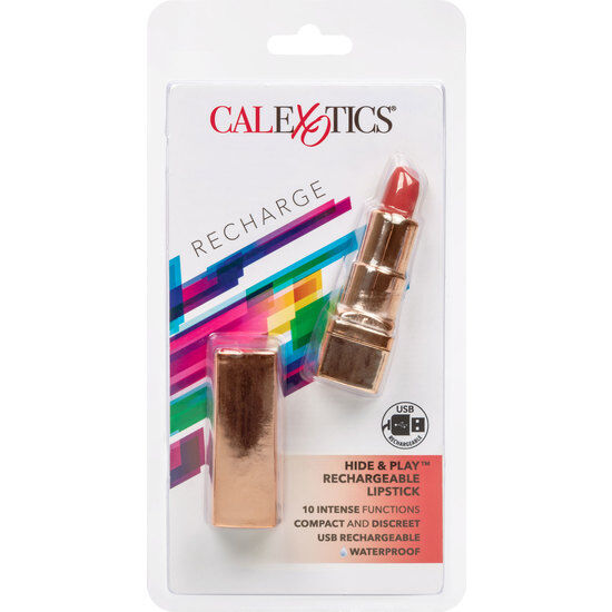 Calexotics-Bala Ruj Vibrator Reîncărcabil Hide & Play 2 Calexotics-Bala Ruj Vibrator Reîncărcabil Hide & Play · Vibratoare (imaginea 2)