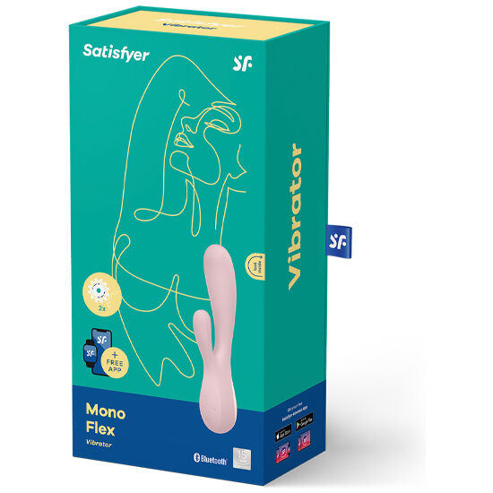 Satisfyer Mono Flex Pink cu Aplicație, Roșu/Roz-Silicon 3 img 92295 4d23c757f5bc46ff69a315a2bb121568 1