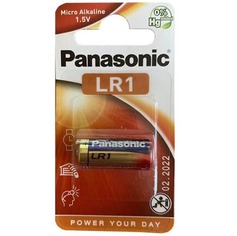 Panasonic-Baterie Alcalină LR1 1.5V Blister 1 Bucată 1 img 92355 64a397ee56cbc1b5f965cb422399bc42 1