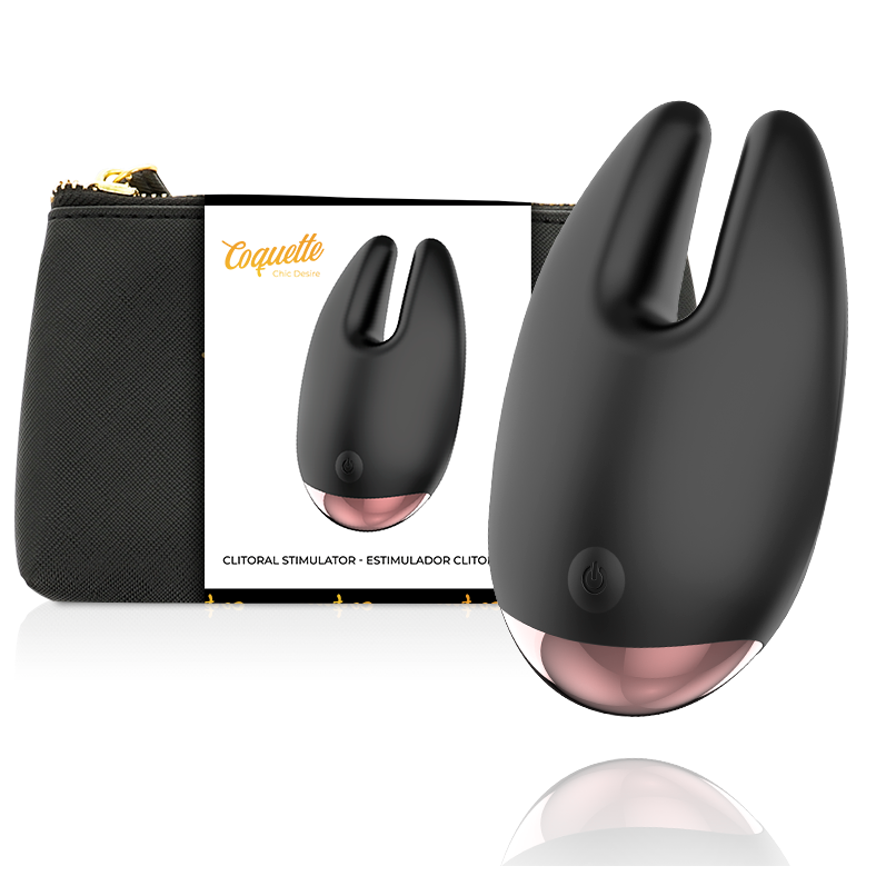 Coquette Toys-Stimulator Clitoral Negru/Auriu-Silicon, 10 Trepte 1 img 92619 84e707f8393bf2cf89cf3733aa258d91 1