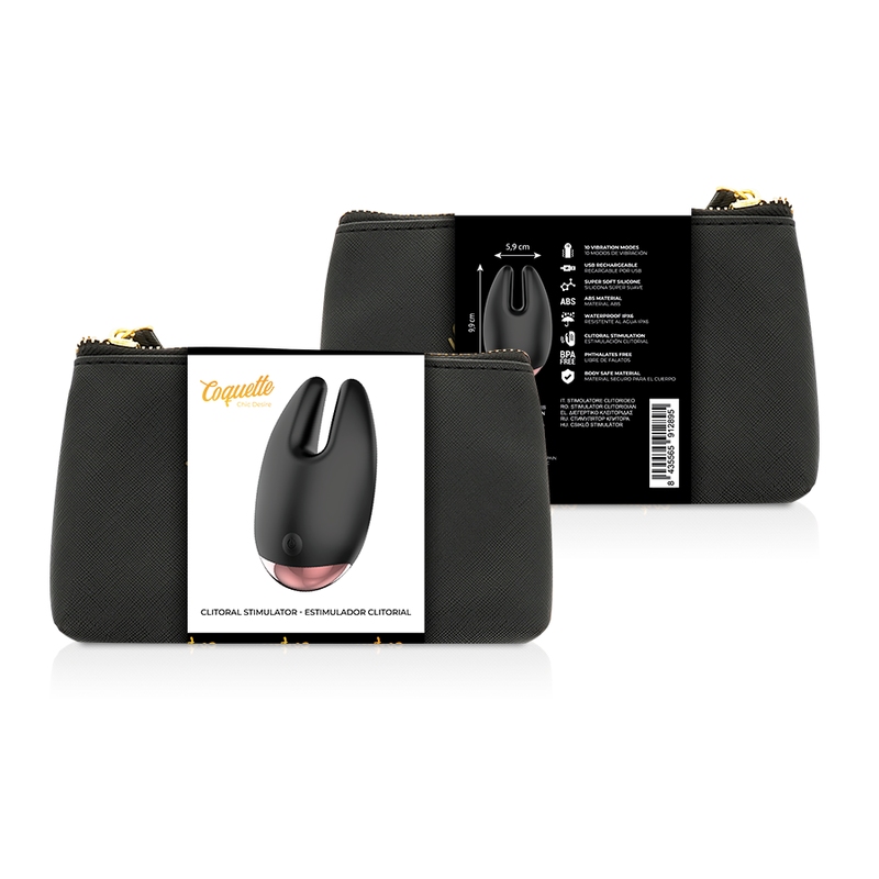 Coquette Toys-Stimulator Clitoral Negru/Auriu-Silicon, 10 Trepte 8 img 92621 bd828861116226836aa437283261dcd8 1