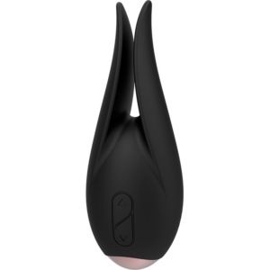 Coquette Toys-Stimulator Clitoridian Negru/Floare Aurie-Silicon 15 Coquette Toys-Stimulator Clitoridian Negru/Floare Aurie-Silicon - imagine 6