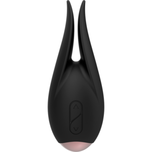 Coquette Toys-Stimulator Clitoridian Negru/Floare Aurie-Silicon 13 Coquette Toys-Stimulator Clitoridian Negru/Floare Aurie-Silicon - imagine 4