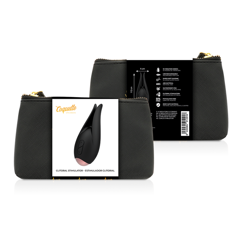 Coquette Toys-Stimulator Clitoridian Negru/Floare Aurie-Silicon 2 img 92672 4cc60659c2c60ecea5633ccbb052ca07 1