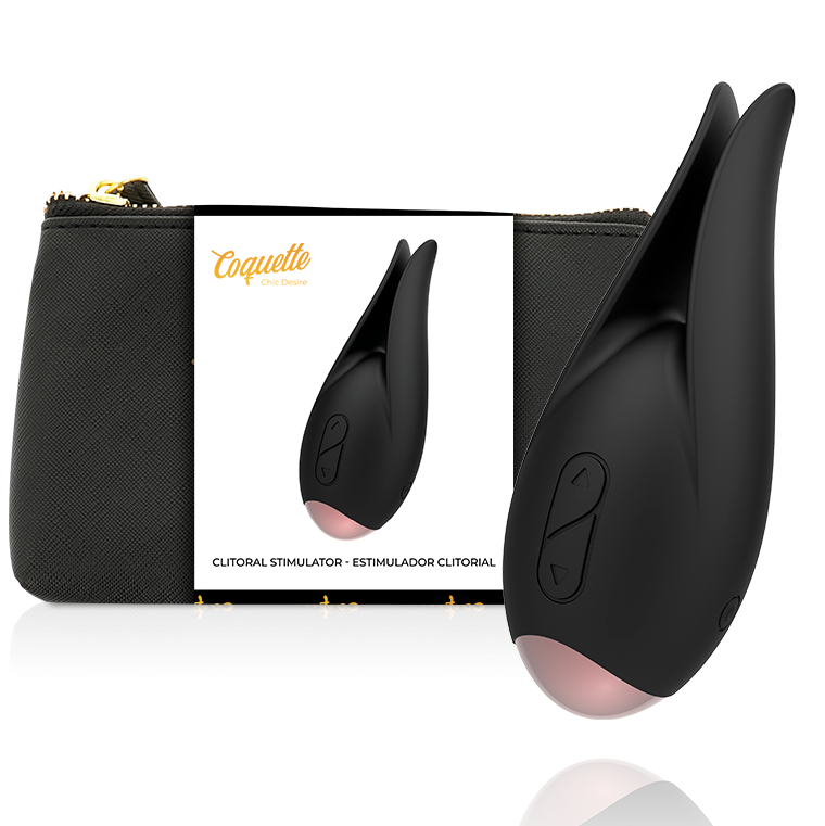 Coquette Toys-Stimulator Clitoridian Negru/Floare Aurie-Silicon 1 img 92673 b7347e0d3bc1a9974e438b9be3cace59 1