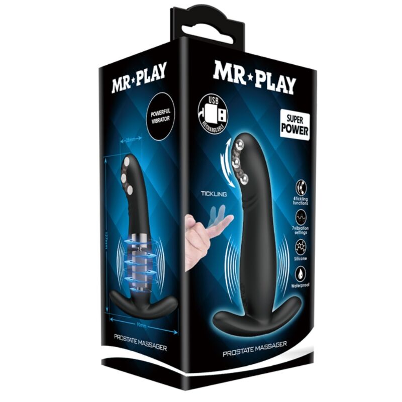 Mr Play-Stimulant Prostatic Reîncărcabil Negru-Silicon, 3 Trepte 9 img 93351 e3c21fbd92c5f8289953491117644bb9 1