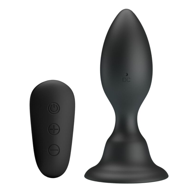 Mr Play-Plug Anal Vibrator cu Telecomandă Negru-Silicon, 12 Trepte 1 img 93360 093ae9dabb08127b8720db8d16a49d42 1