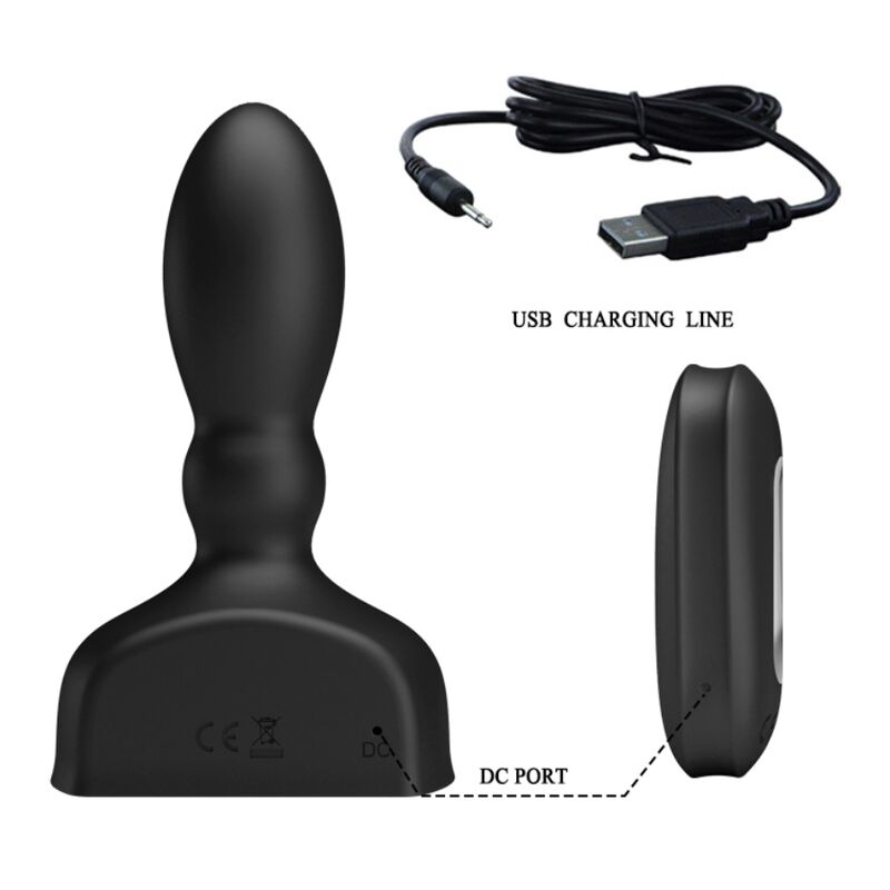 Mr Play-Dop Anal Inflabil Negru cu Telecomandă Wireless-12 Trepte 3 img 93374 ccf6d1c78de17f6f062f4af50fe844c0 1