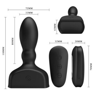 Mr Play-Dop Anal Inflabil Negru cu Telecomandă Wireless-12 Trepte 10 Mr Play-Dop Anal Inflabil Negru cu Telecomandă Wireless-12 Trepte - imagine 4
