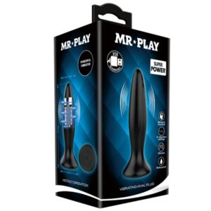 Mr Play-Plug Anal Vibrator Reîncărcabil Negru-Silicon, 12 Trepte 11 Mr Play-Plug Anal Vibrator Reîncărcabil Negru-Silicon, 12 Trepte - imagine 4