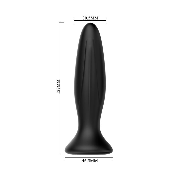 Mr Play-Plug Anal Vibrator Reîncărcabil Negru-Silicon, 12 Trepte 3 img 93394 11e1eccd9924eddac0ac339760735fb0 1