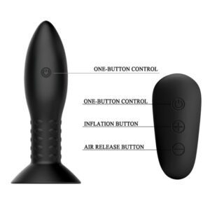 Mr Play-Plug Anal cu Bile Rotative Negre si Telecomandă-Silicon 11 Mr Play-Plug Anal cu Bile Rotative Negre si Telecomandă-Silicon - imagine 4