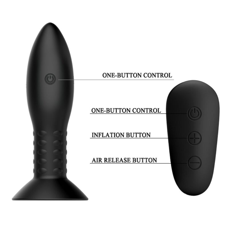 Mr Play-Plug Anal cu Bile Rotative Negre si Telecomandă-Silicon 4 img 93404 b6e63fe3c2e63086ca5ded1220a91119 1