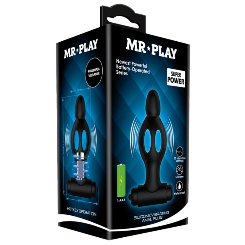 Mr Play-Plug Anal din Silicon cu Vibrație-10 Trepte, Waterproof 7 img 93429 44fb20cfc9b307f44d072c5366bdd3ff 1