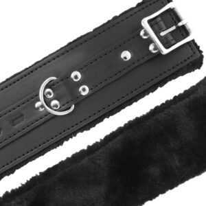 Darkness Bondage-Cătușe Bdsm Căptușite cu Blană Neagră-PVC 8 Darkness Bondage-Cătușe Bdsm Căptușite cu Blană Neagră-PVC - imagine 3