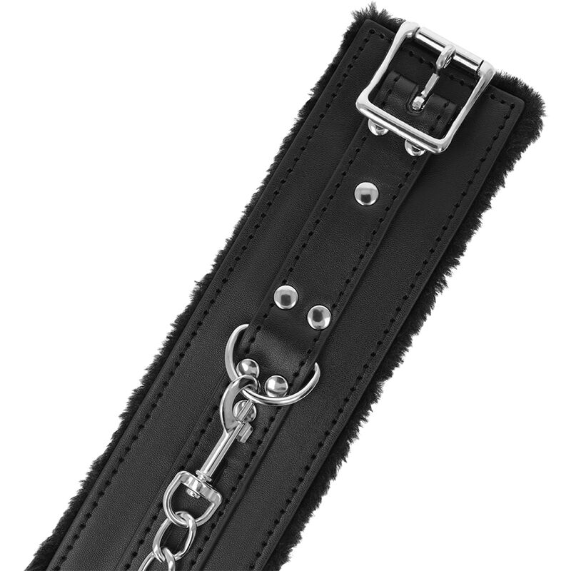 Darkness Bondage-Cătușe Bdsm Căptușite cu Blană Neagră-PVC 2 img 93855 c30638f6022d7fe3c54445b34ea49f1d 1