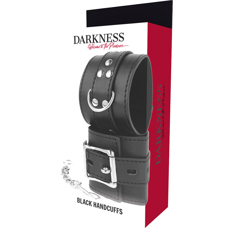 Darkness Bondage-Cătușe din Piele Ecologică Negre 2 img 93859 923a172648d798a20be0fc8d60e77f4d 1