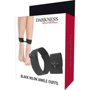 Darkness Bondage-Manșete Glezne Nylon Negre 12 Darkness Bondage-Manșete Glezne Nylon Negre - imagine 6