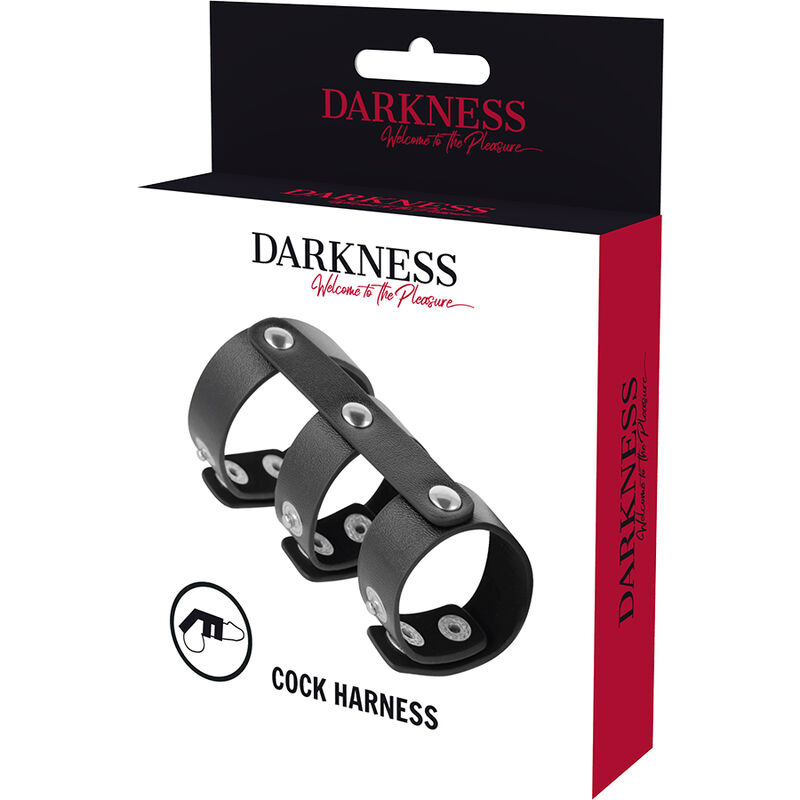 Darkness Bondage-Inel Dublu Reglabil din Piele pentru Penis si 5 img 93896 7c1352bf555cb8c910170cf0545dad4b 1