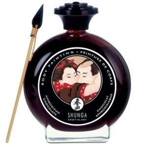 Shunga Massage Cream-Vopsea Corporală de Ciocolată-Sticla 2 Shunga Massage Cream-Vopsea Corporală de Ciocolată-Sticla · Sex Oral & Corp
